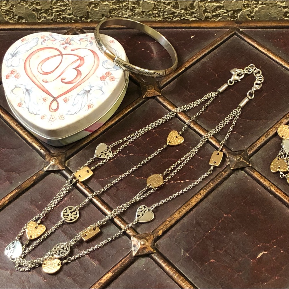 Brighton Multi Strand 2 Toned Necklace